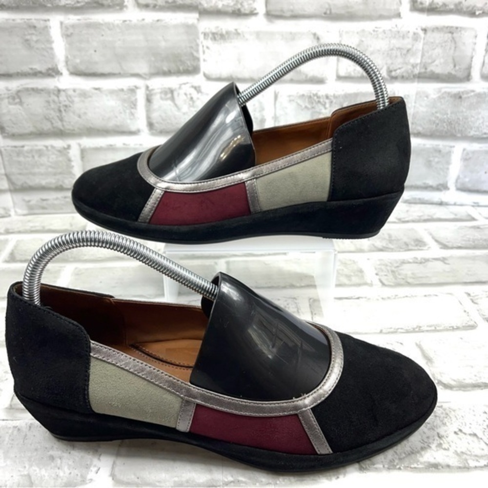 L’Amour Des Pieds Betty Jane Women’s Size 9 Black Multicolor Suede Shoes